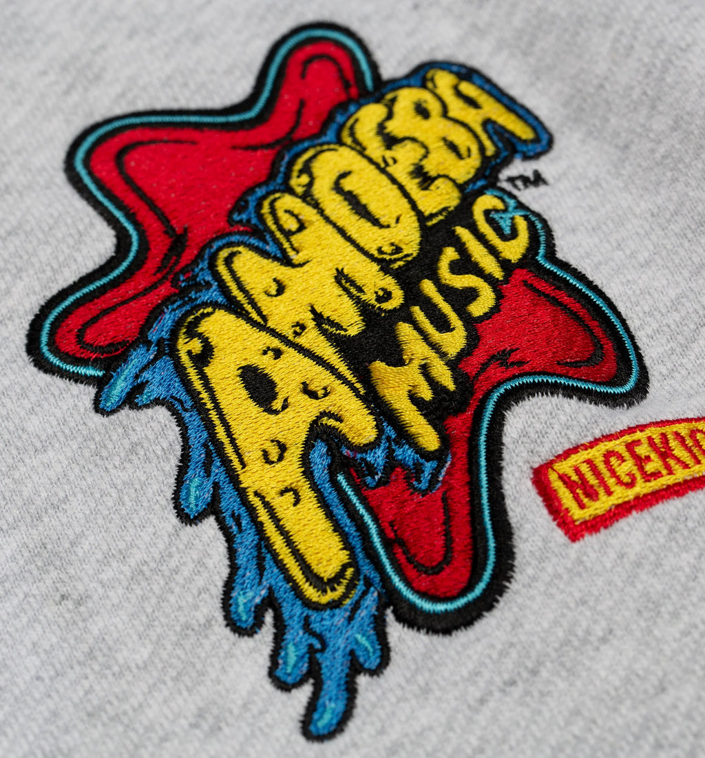 Nice Kicks X Amoeba Logo Hoodie Grey