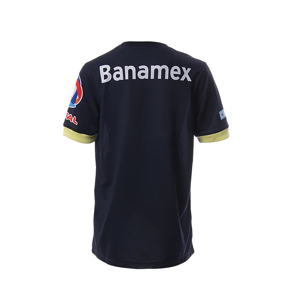 Nike Youth Club America Dri Fit Away 14 15 Soccer Jersey Obsidian Lemon