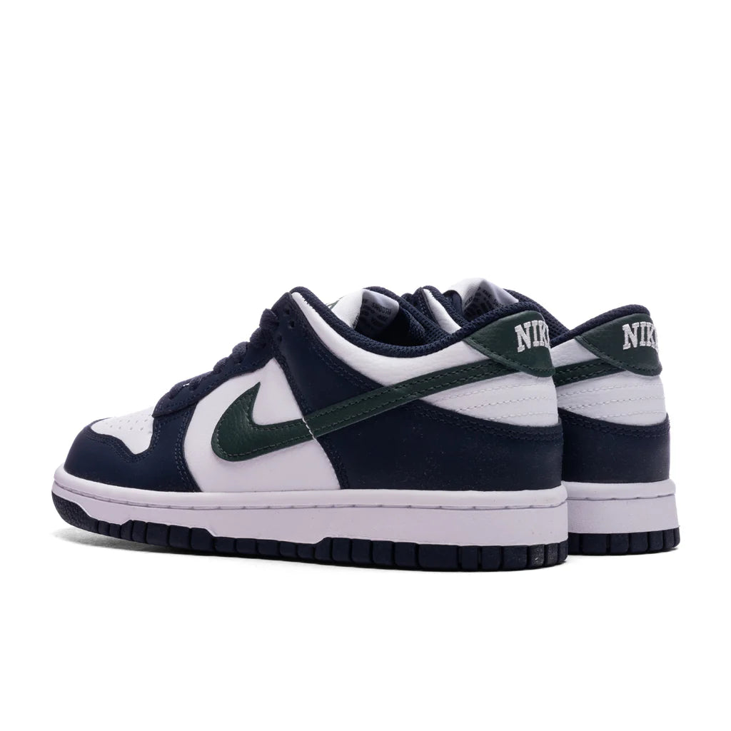 Dunk Low GS Obsidian Vintage Green White