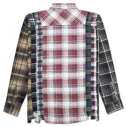 7 Cuts Flannel Shirt Assorted