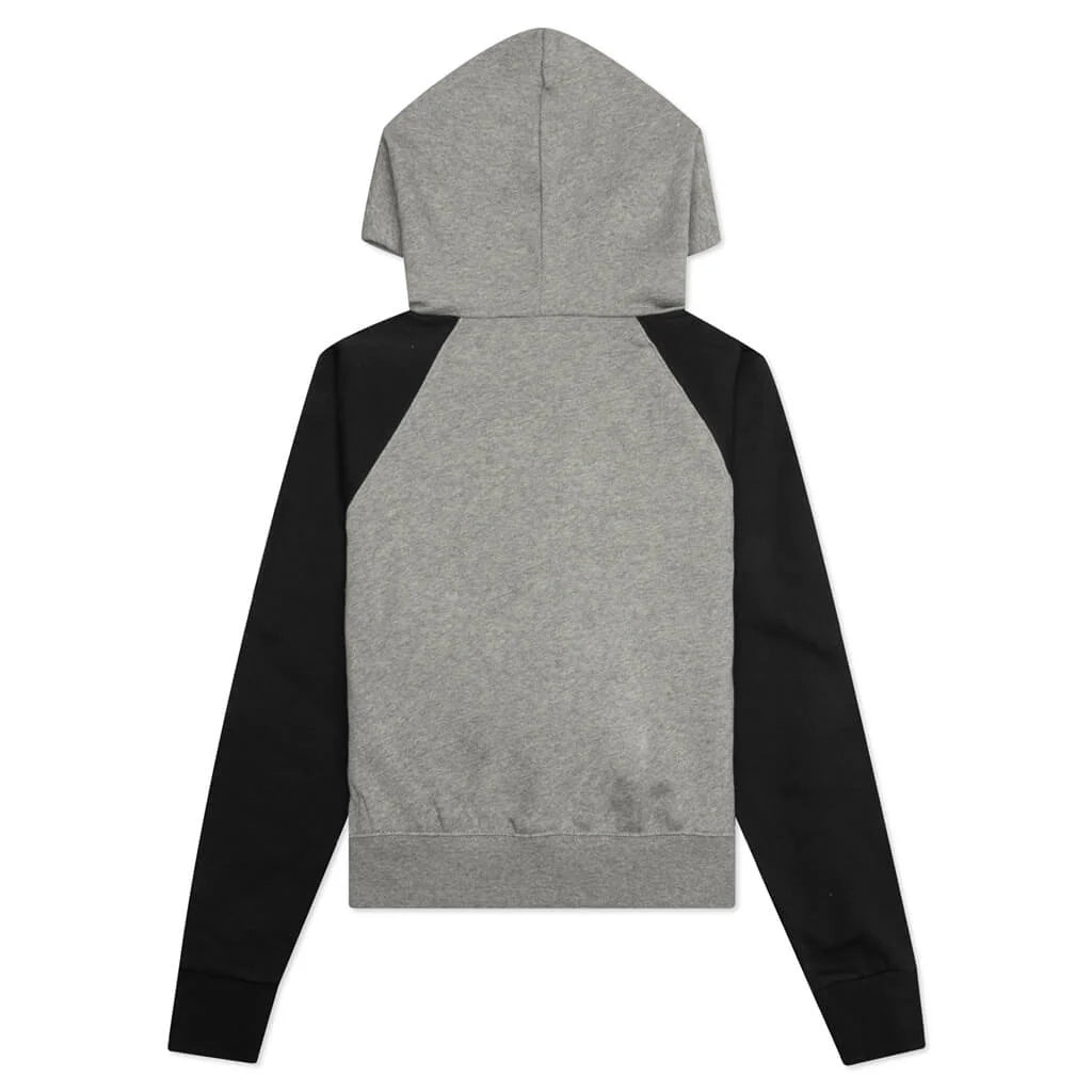 Essentials Kids Raglan Hoodie Dark Oatmeal