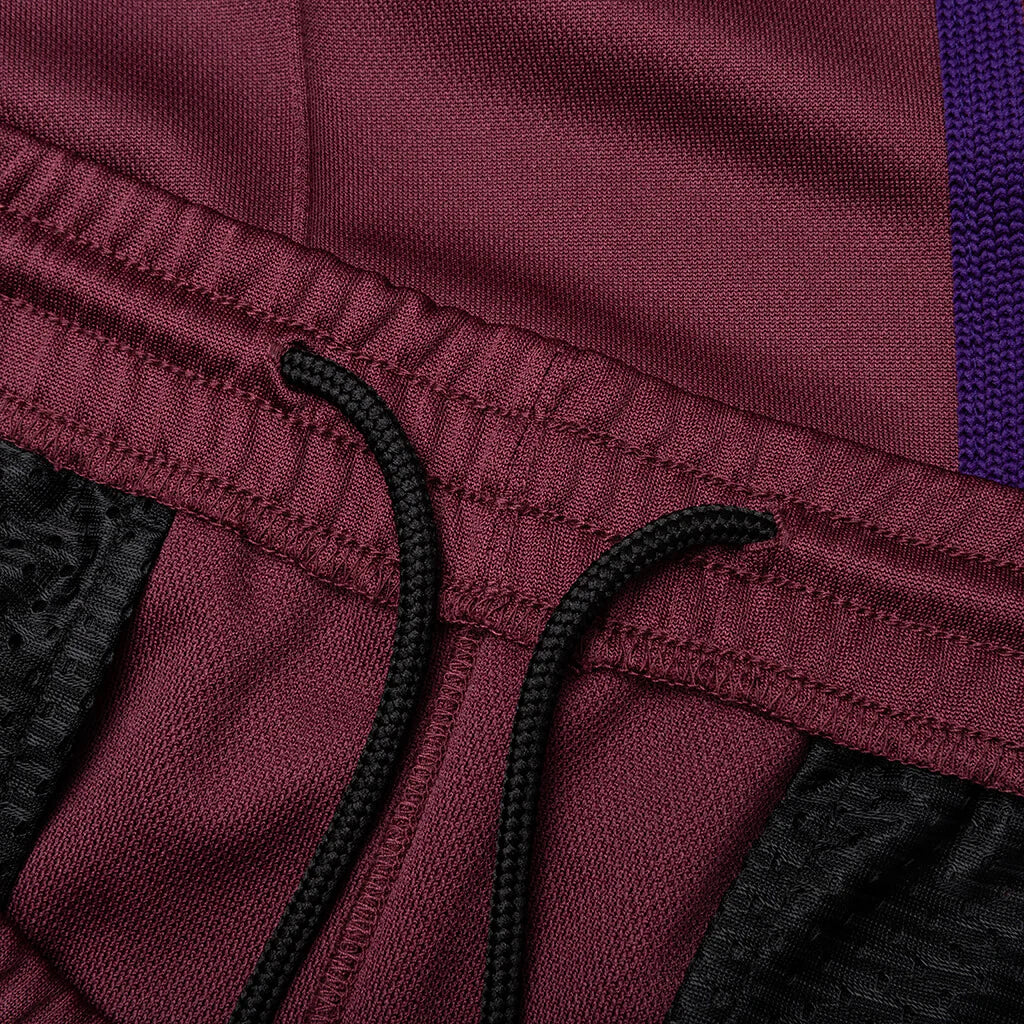 Boot Cut Track Pant Poly Smooth Wine