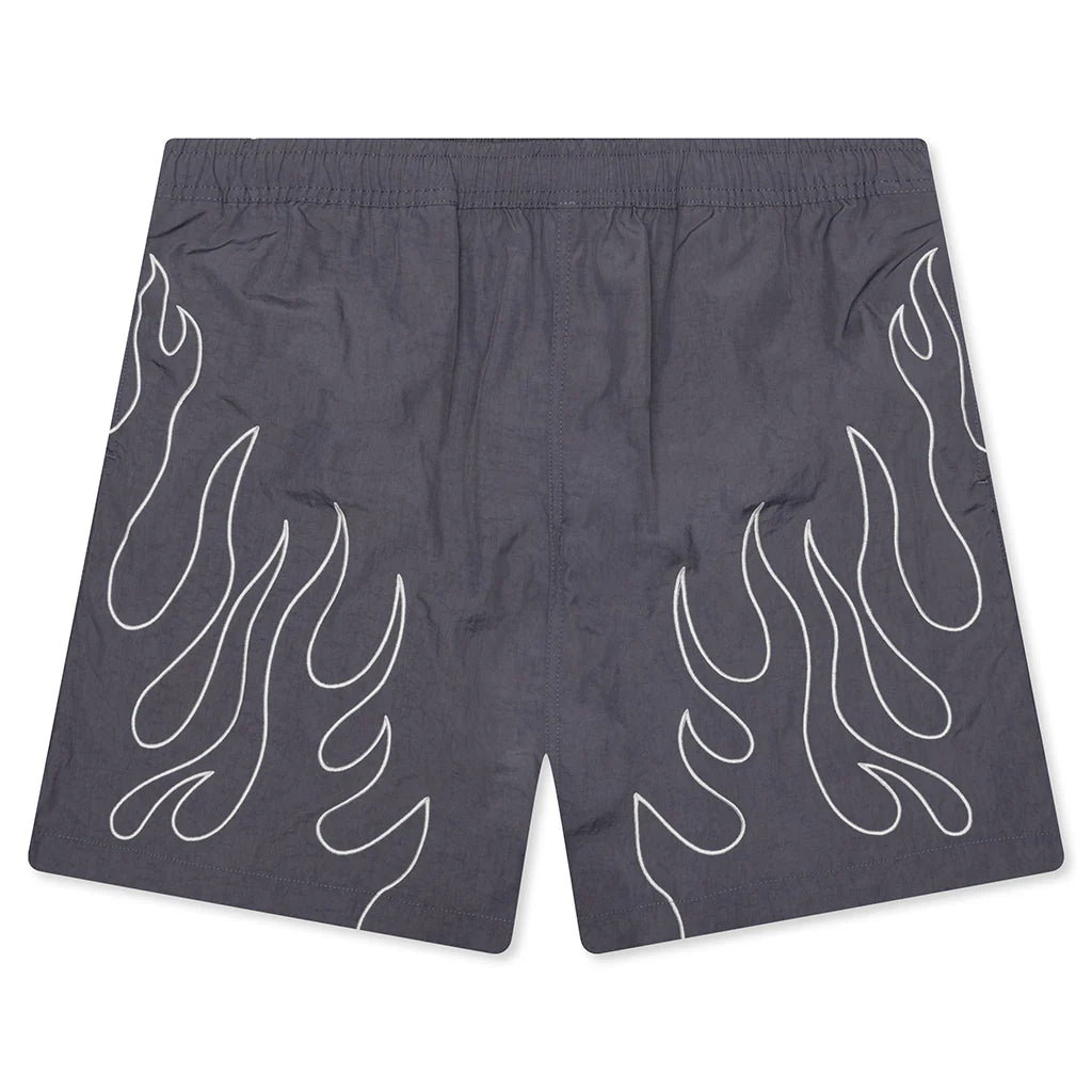 Fiery Running Shorts Grey