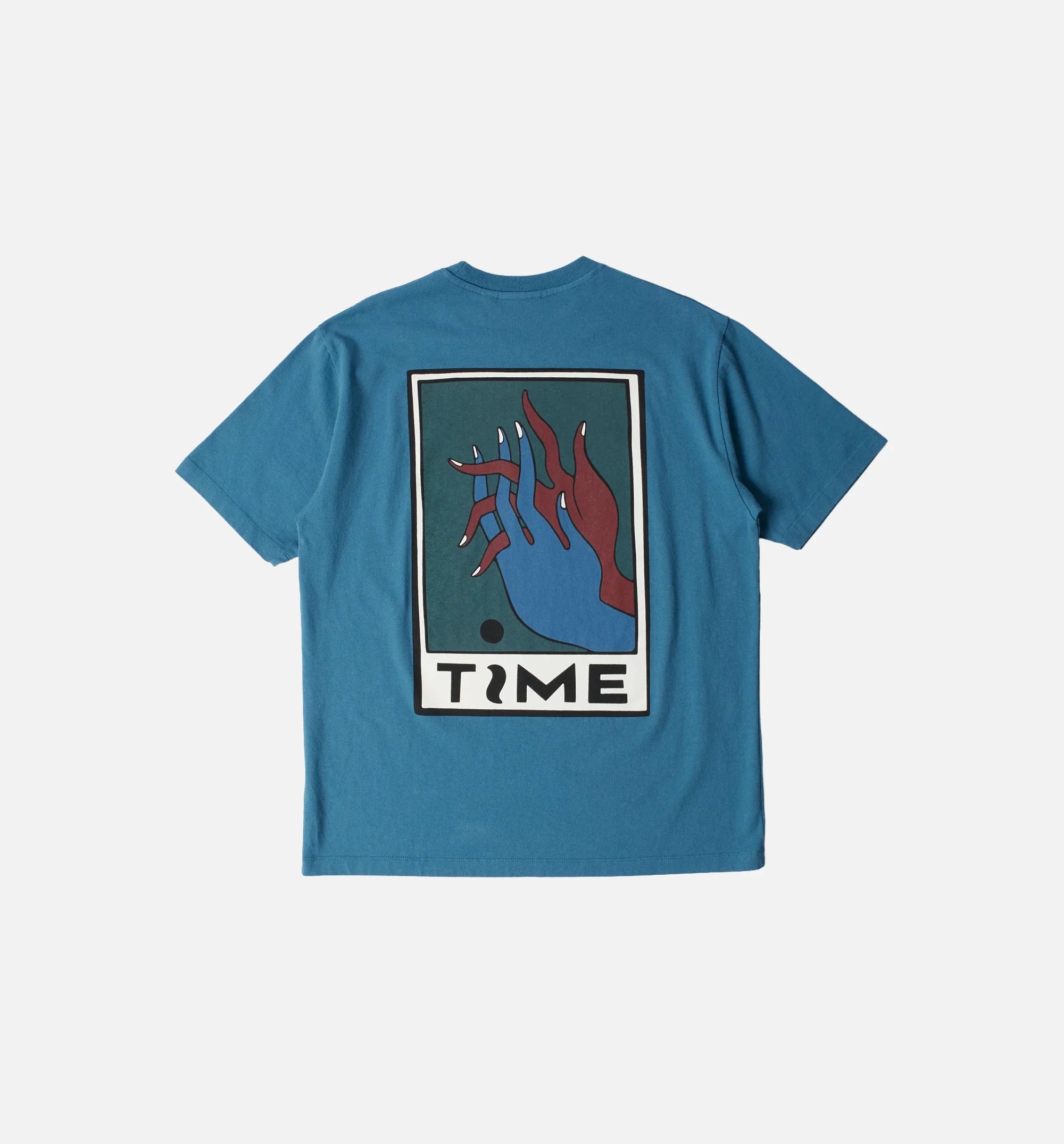 Hands Of Time Mens Short Sleeve Shirt Blue