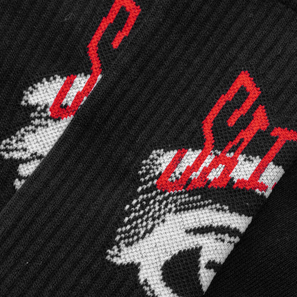 Saint Eye Socks Black