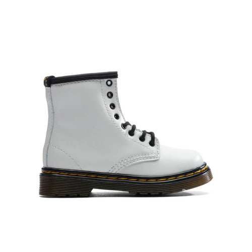 Toddler 1460 Leather Lace Up Boots White