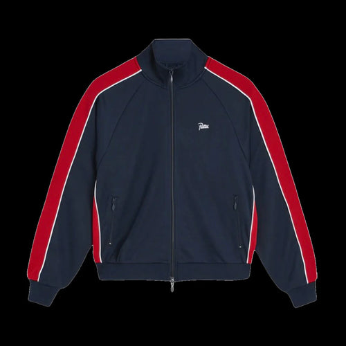 Patta Tricot Track Jacket Black Iris