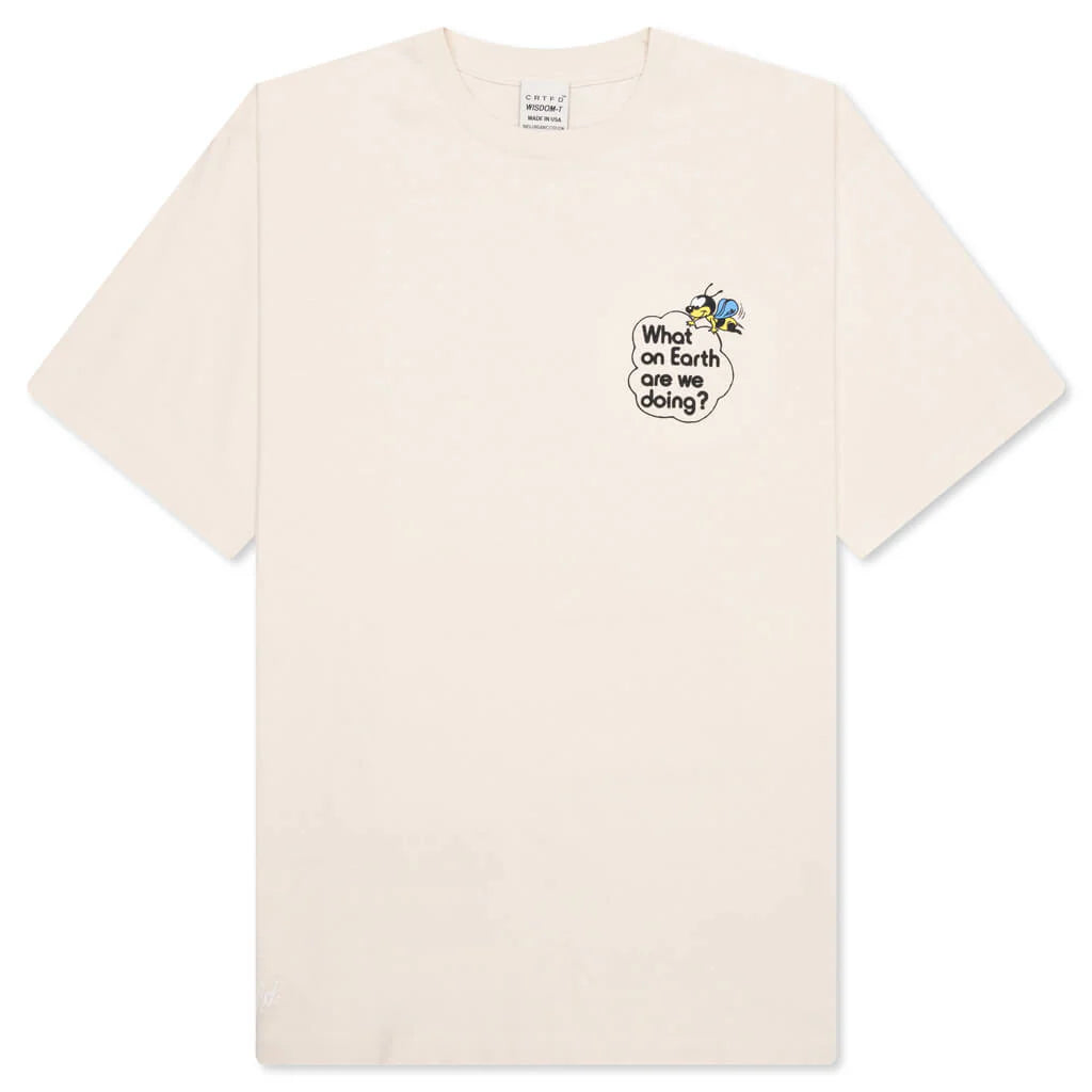 Bees T shirt Natural