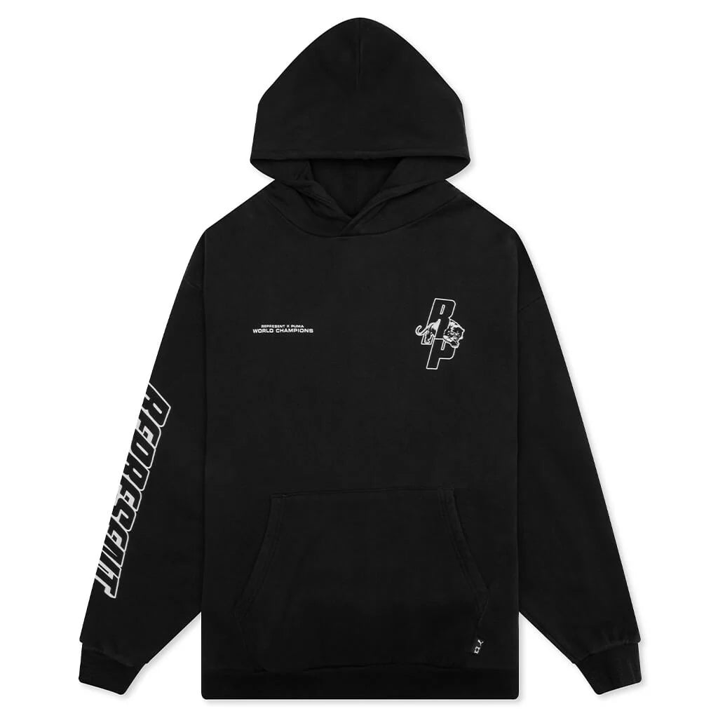 PUMA x Represent Oversized Hoodie Puma Black