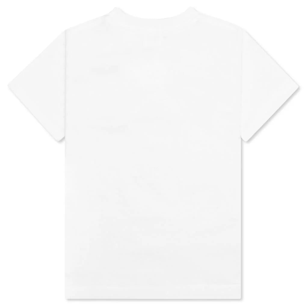Kids 1st Camo College Tee White Green