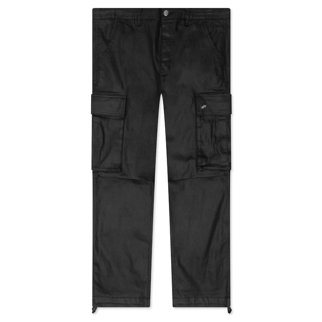 Fugitive Cargo Waxed Pants Black