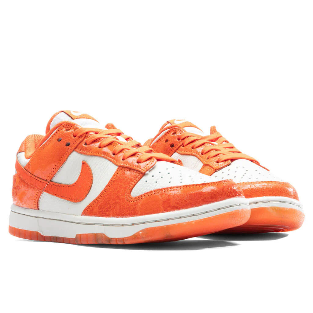 Womens Dunk Low Light Bone Safety Orange Laser Orange