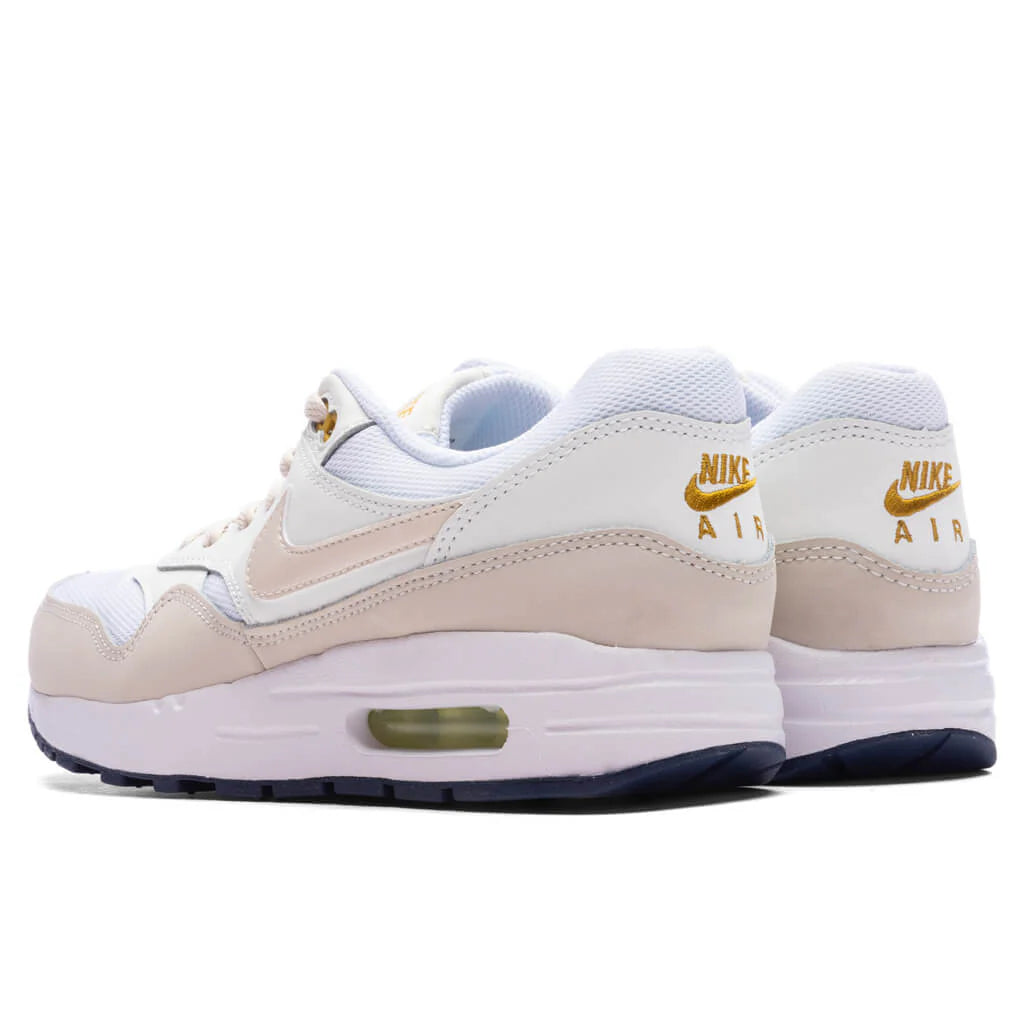 Air Max 1 GS White Light Orewood Brown Bronzine
