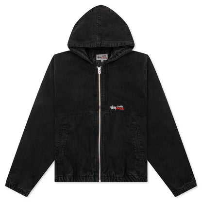 Canvas Insulated Work Jacket Black