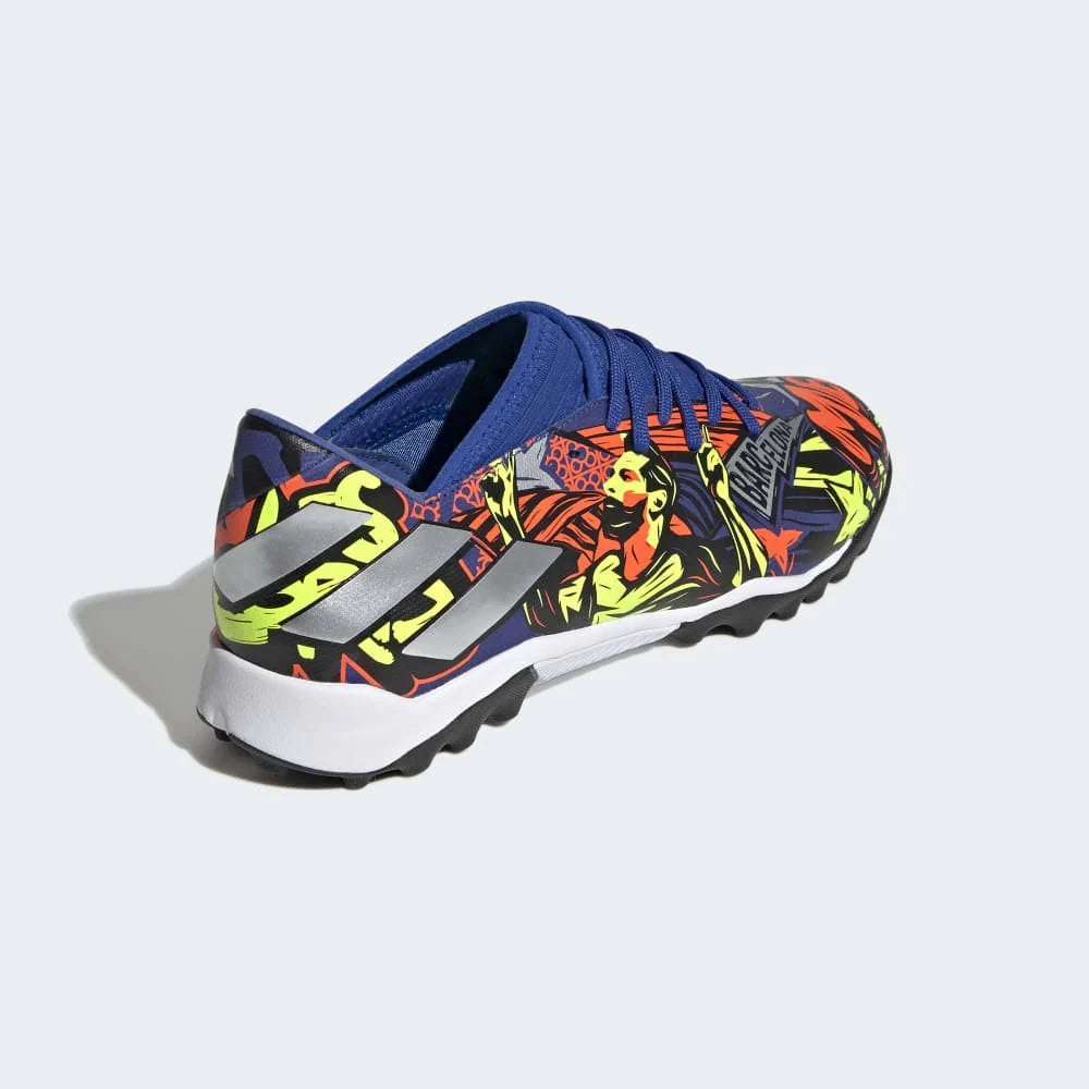adidas Nemeziz Messi 193 TF Turf Soccer Cleats Royal Yellow Red