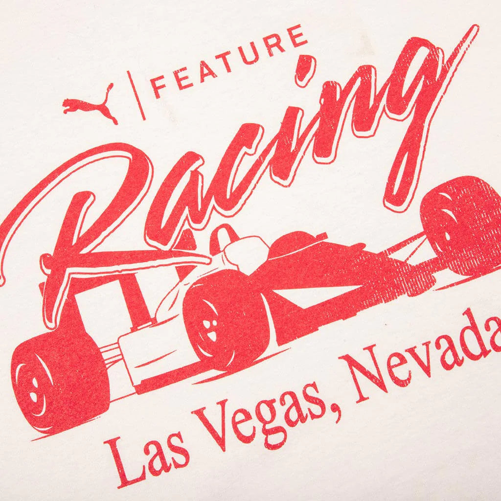Puma x Feature Racing Tee Cannoli Cream