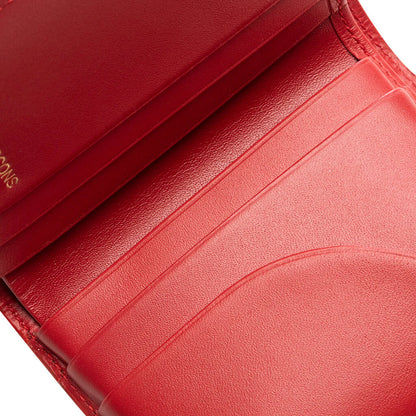 Comme des Garcons Polka Dots Wallet Red
