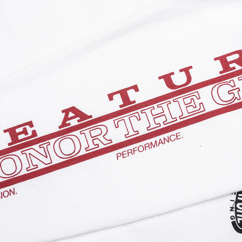 Feature x Honor The Gift Fastest Rides L S Tee White