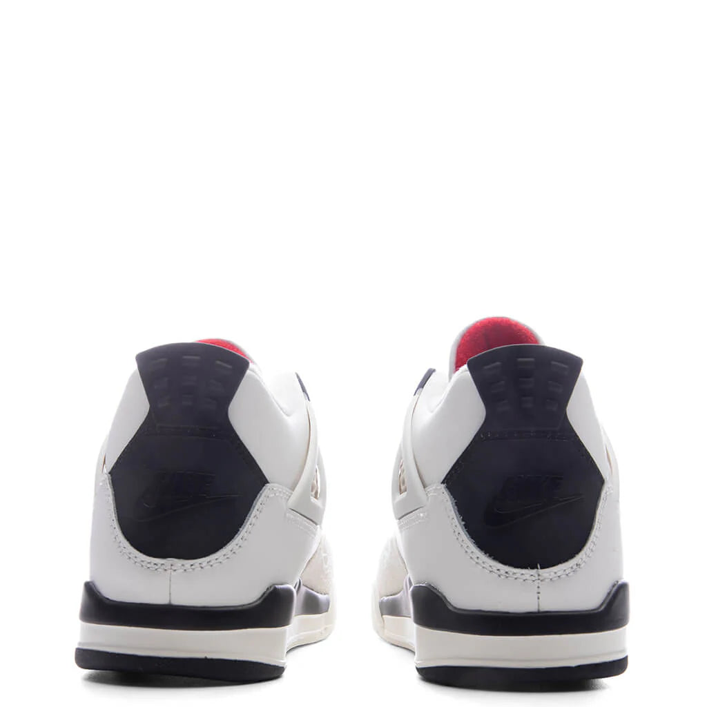 Air Jordan 4 Retro OG Flight Club PS Sail Black University Red