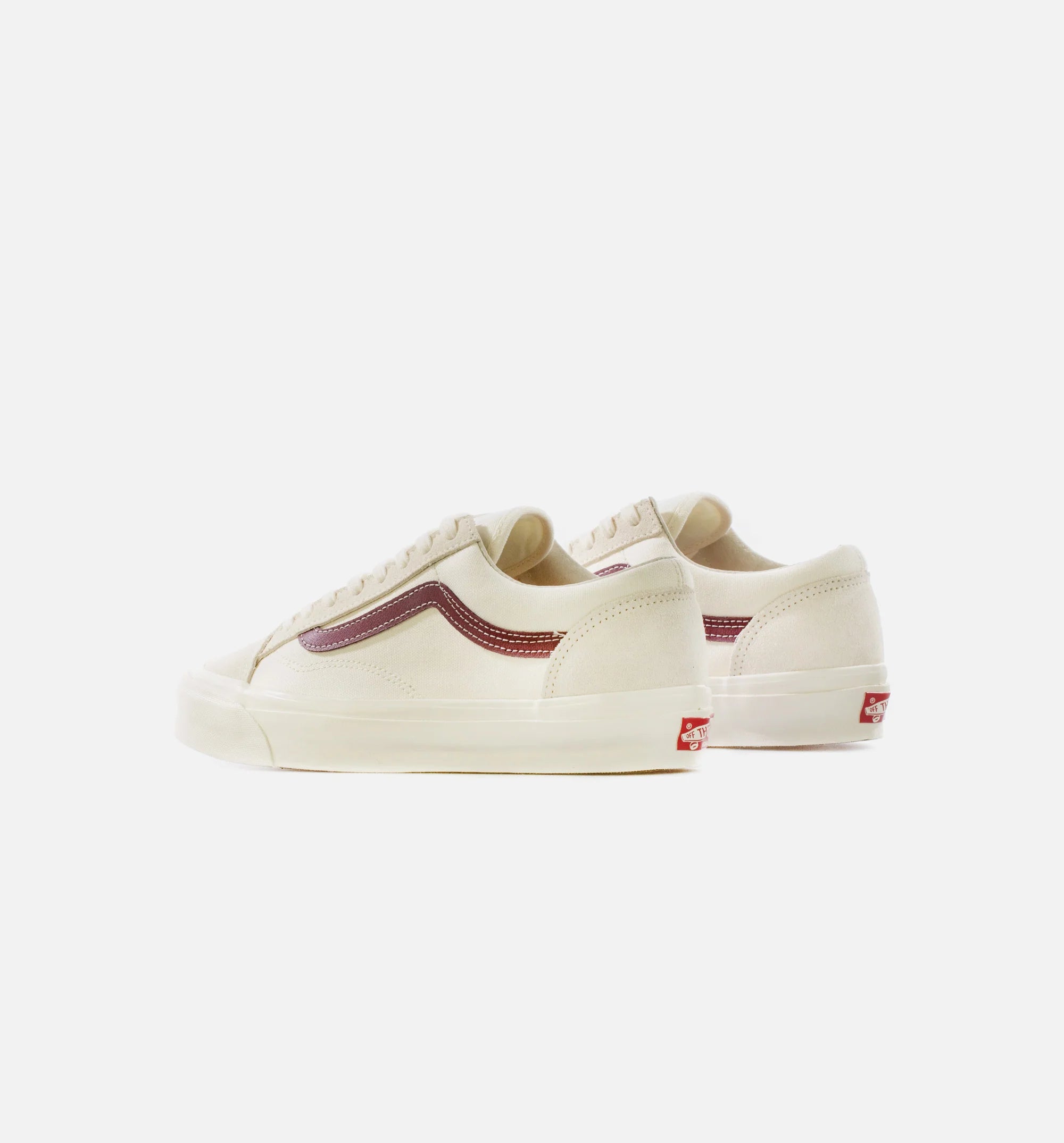 OG Style 36 LX Mens Skate Shoe Cream Burgundy