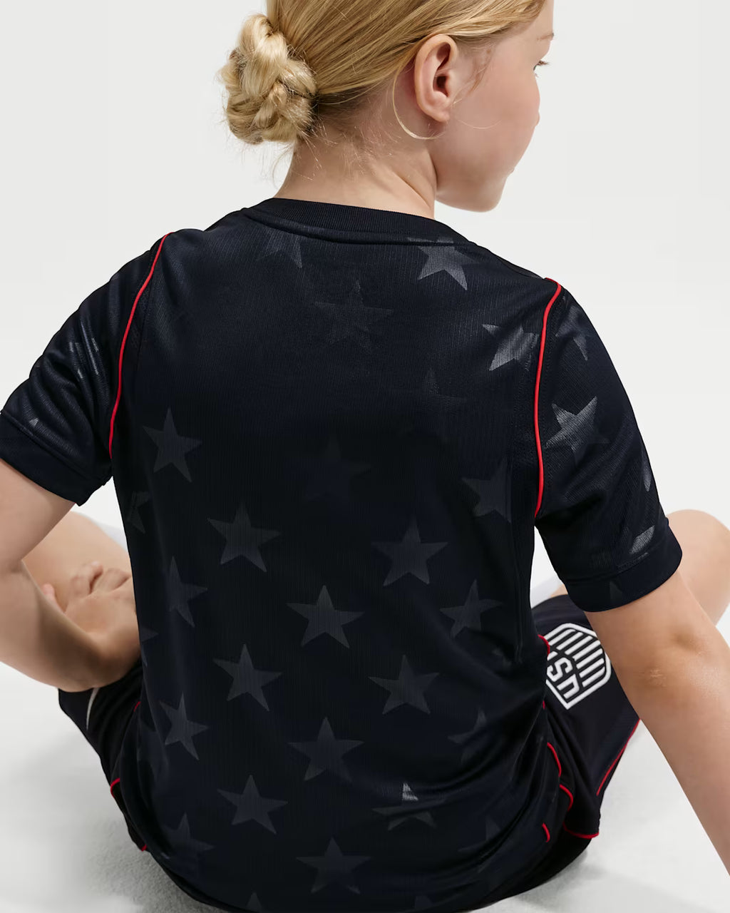 Nike USMNT Away Youth Soccer Jersey 2026 Navy NIO STARS