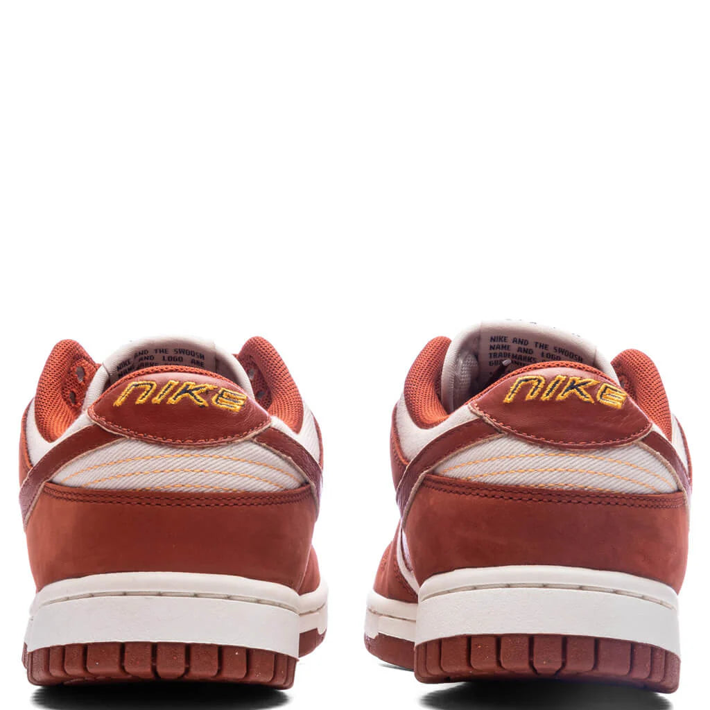 Womens Dunk Low LX Rugged Orange Light Orewood Brown Rugged Orange Sundial