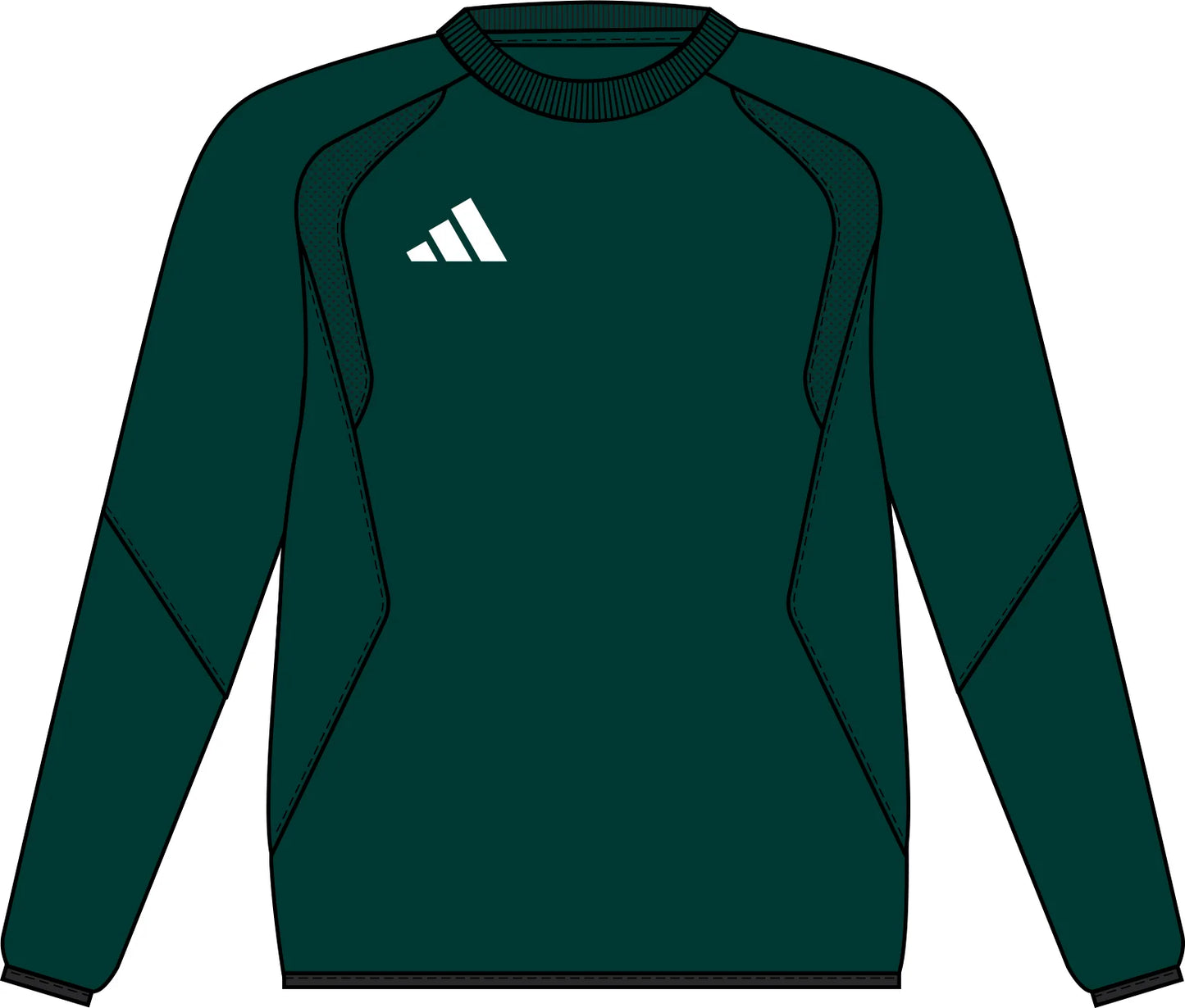 adidas Mexico Tiro Travel Crew Sweatshirt Green