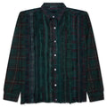 Over Dyed Ribbon Wide Shirt Green