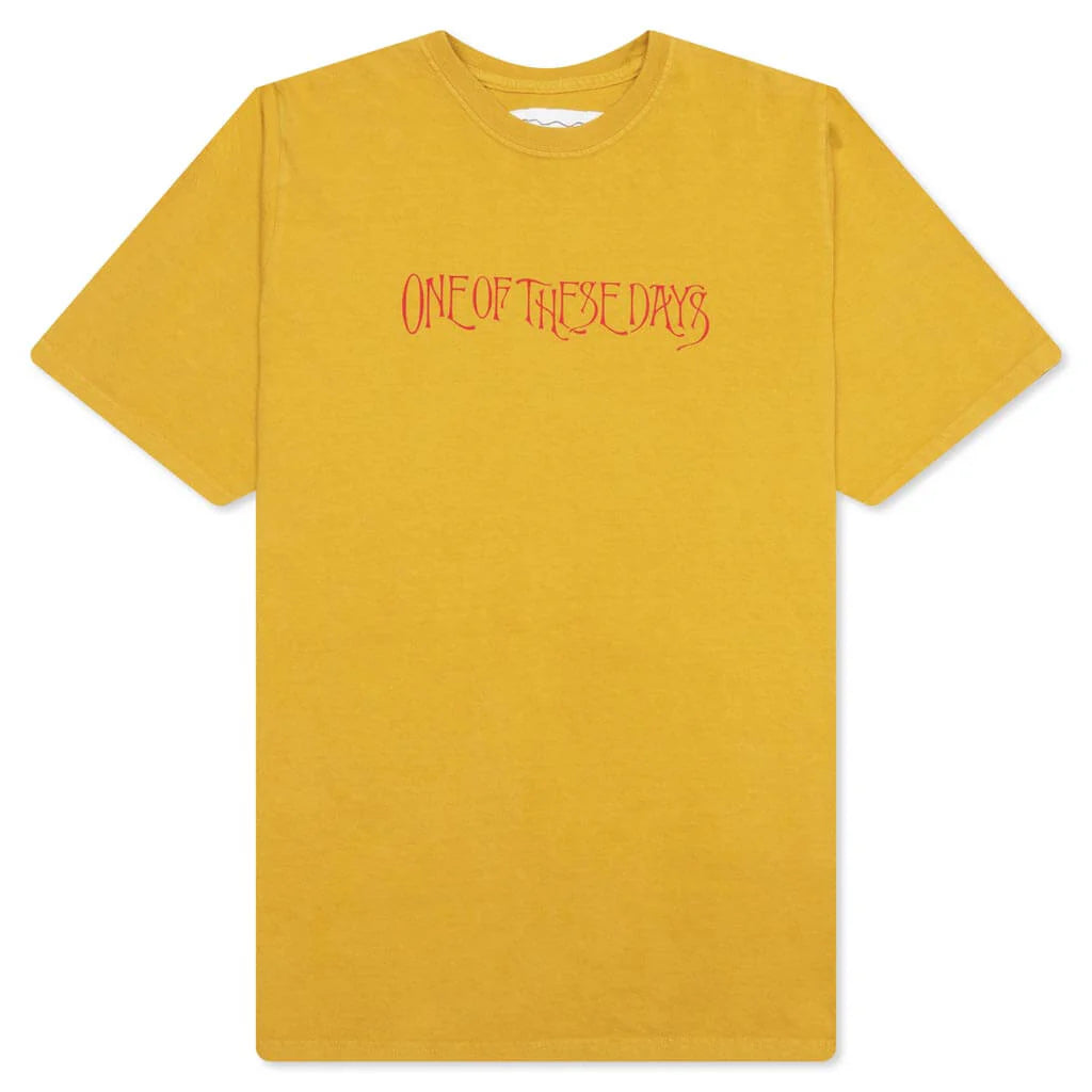 Wreath Of Roses Tee Mustard