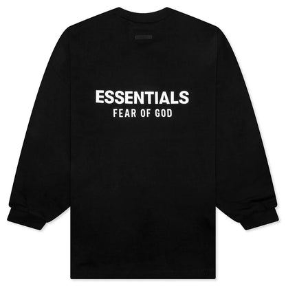 Jersey Long Sleeve T Shirt Black