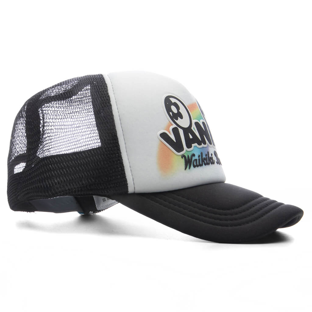 Hawaii Eye Logo Trucker Hat Black