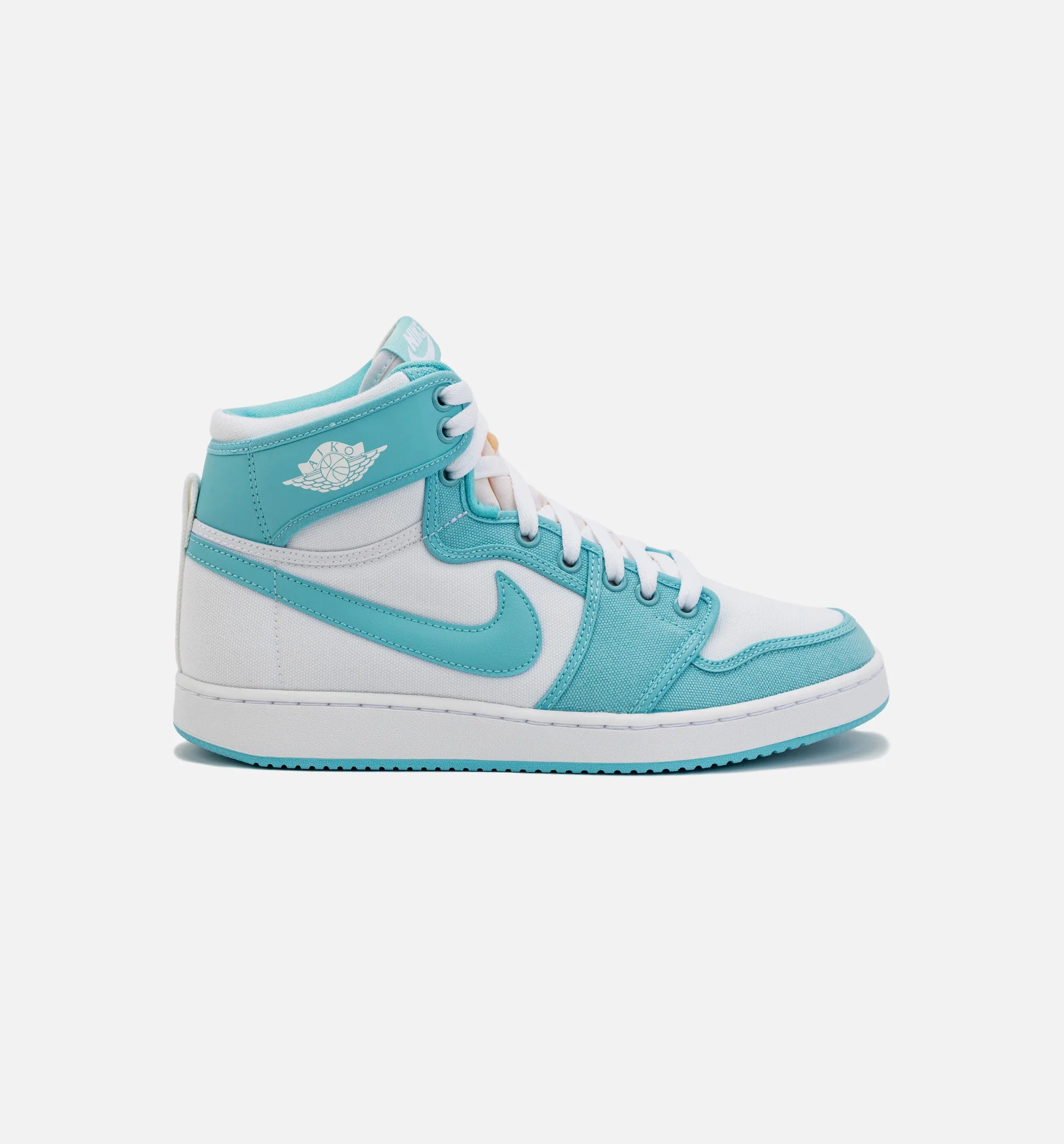 Air Jordan 1 KO Bleached Aqua Mens Lifestyle Shoe Aqua White