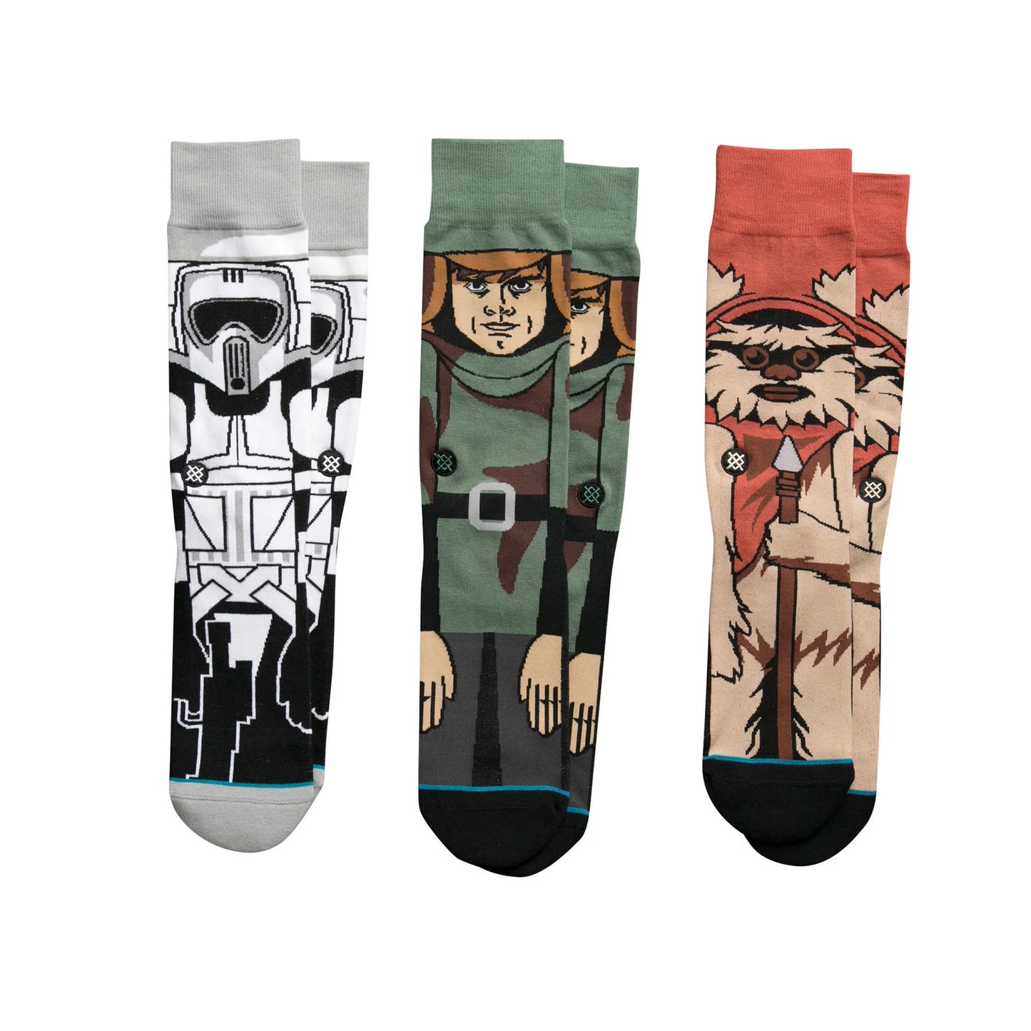 Star Wars Return of the Jedi 3 Pack Socks Black