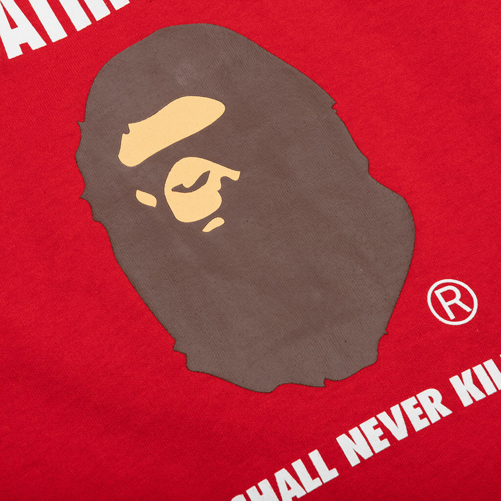 Kids Ape Head Tee Red