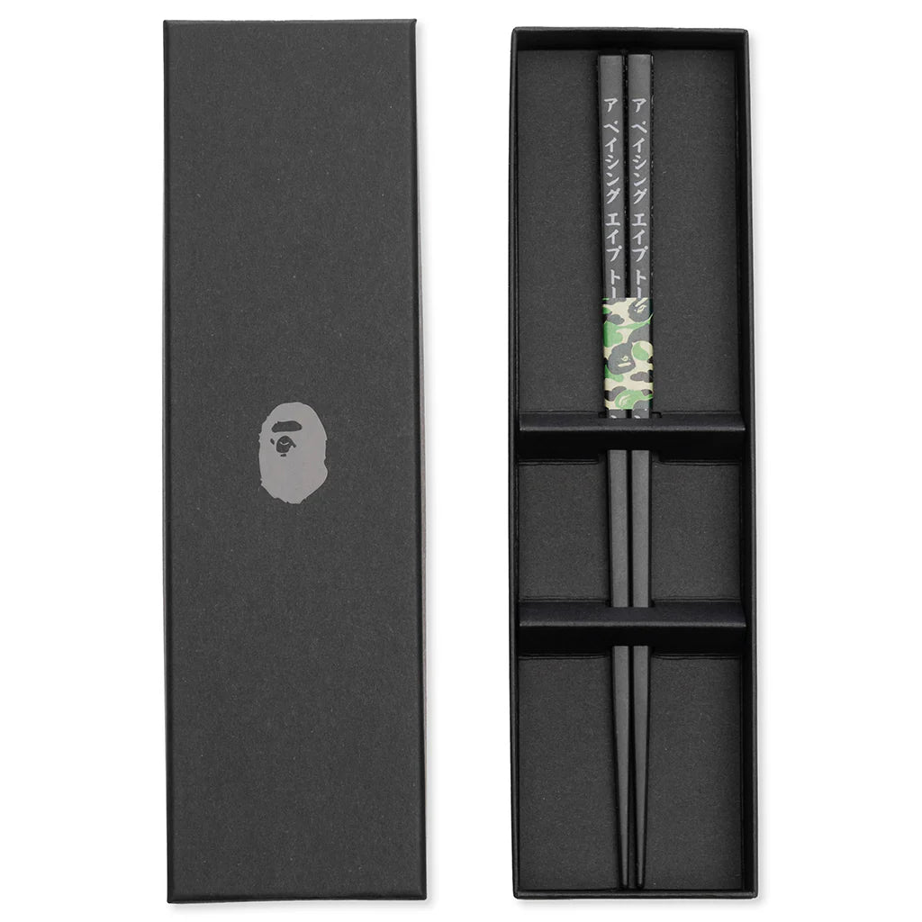 Abc Line Camo Wood Chopsticks Black