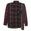 Flannel Shirt 7 Cuts Shirt Over Dye Brown