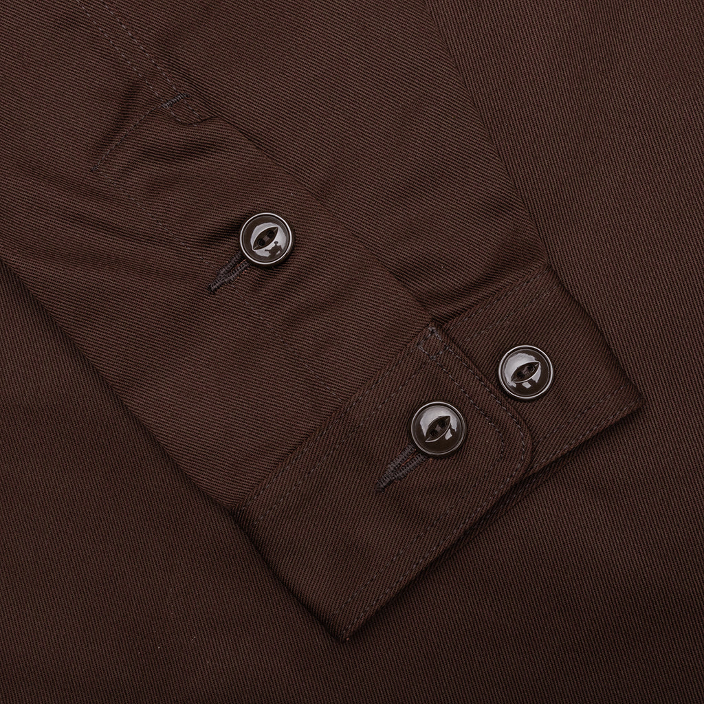 Smokey Twill Shirt Brown