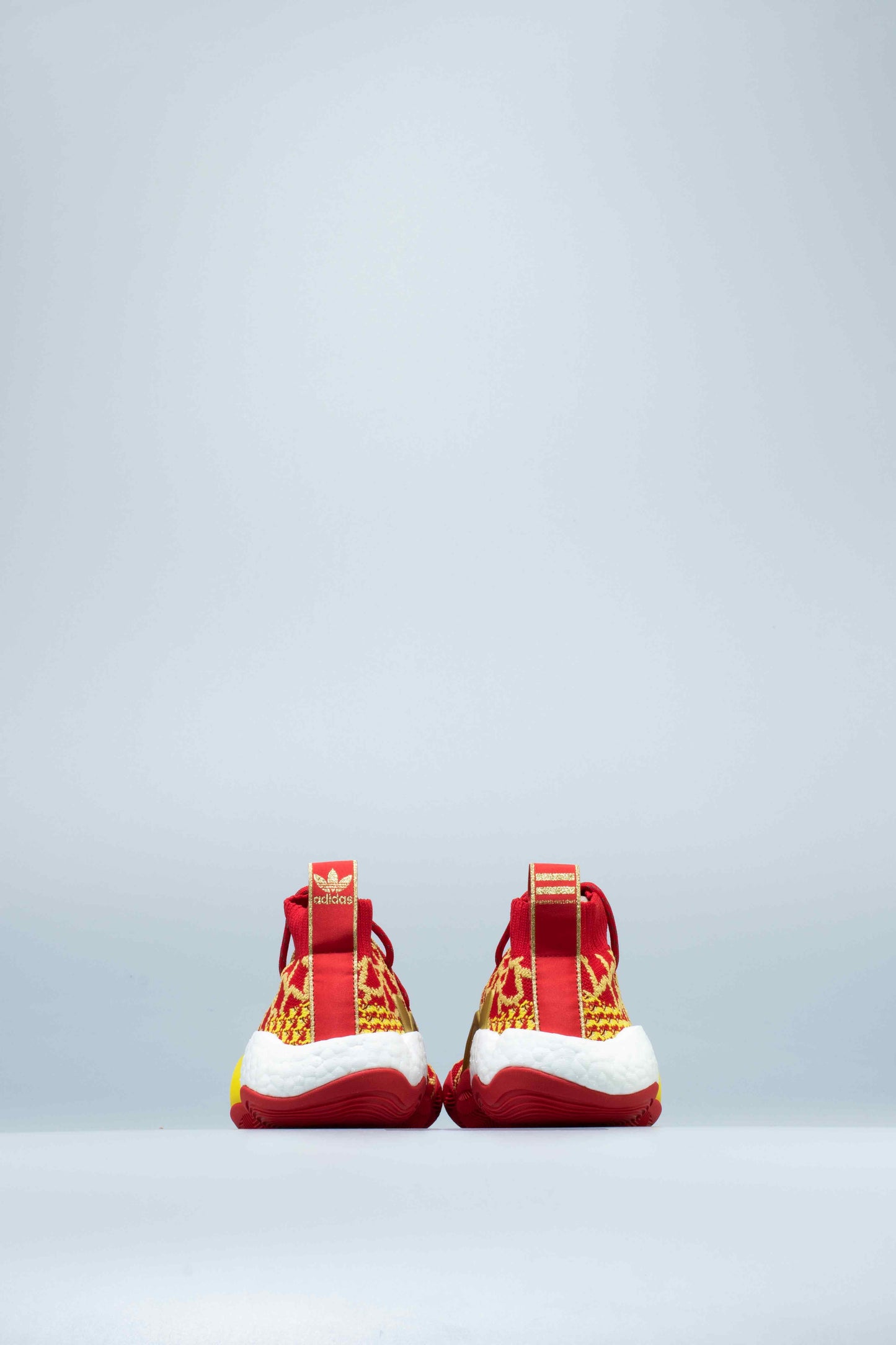 Pharrell Williams X adidas Crazy BYW Chinese New Year Mens Shoe Scarlet Bright Yellow