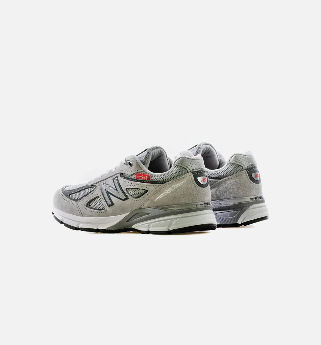 Made in USA 990v4 Mens Running Shoe Gray White