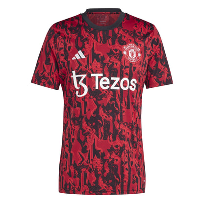 adidas Manchester United 23 24 Pre Match Shirt