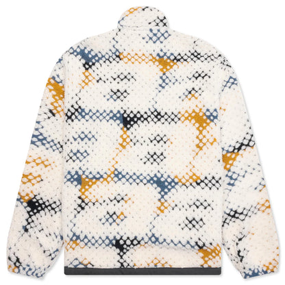 Printed A Fleece Zip Jacket Multi