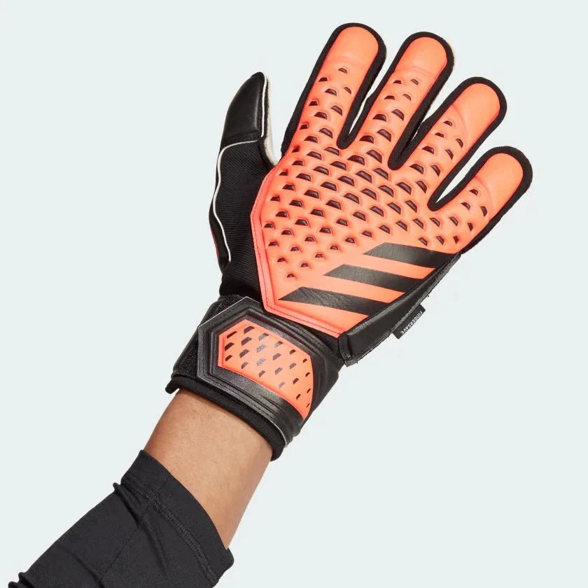 adidas Predator Match Fingersave Gloves Orange Black