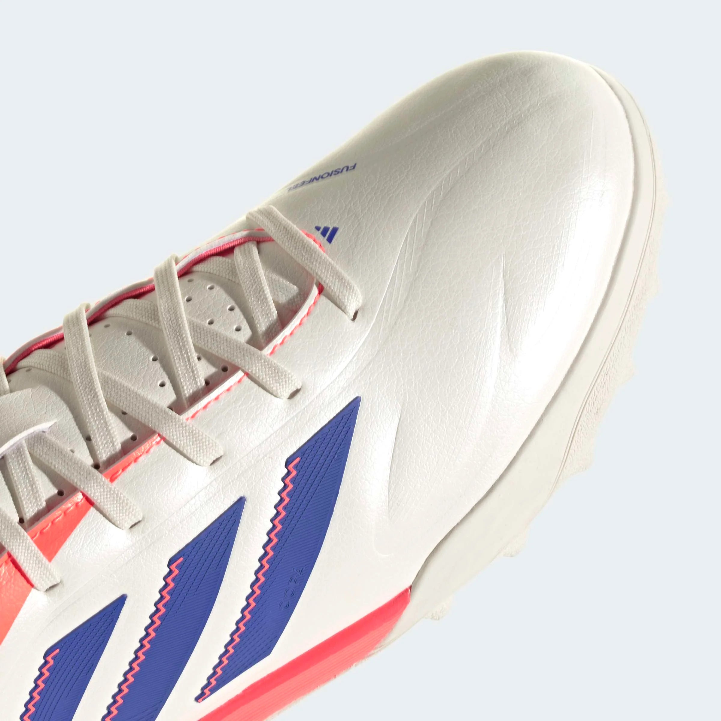 adidas Copa Pure III League TF Mens Soccer Cleats White Lucid Blue Signal Coral