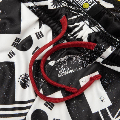 Smiley International Flags Soccer Shorts White