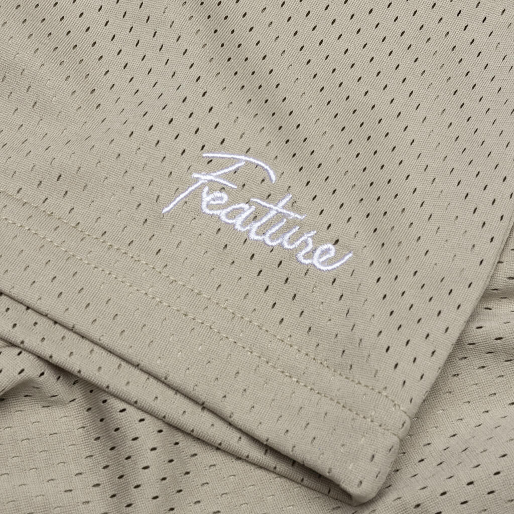West Mesh Shorts Tan