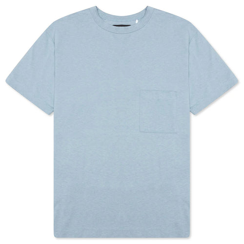 Jersey Braque Pocket Tee Sea Ice
