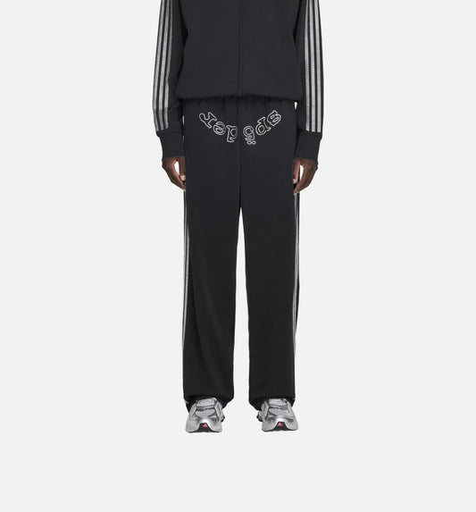Sp5der Rhinestone Track Mens Pants Black
