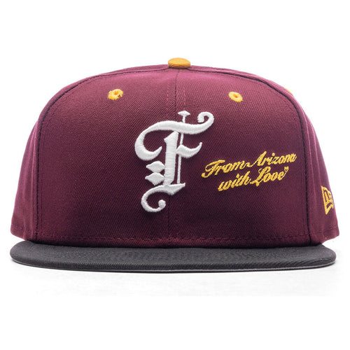 Feature x New Era AZ 59FIFTY Fitted Maroon Black