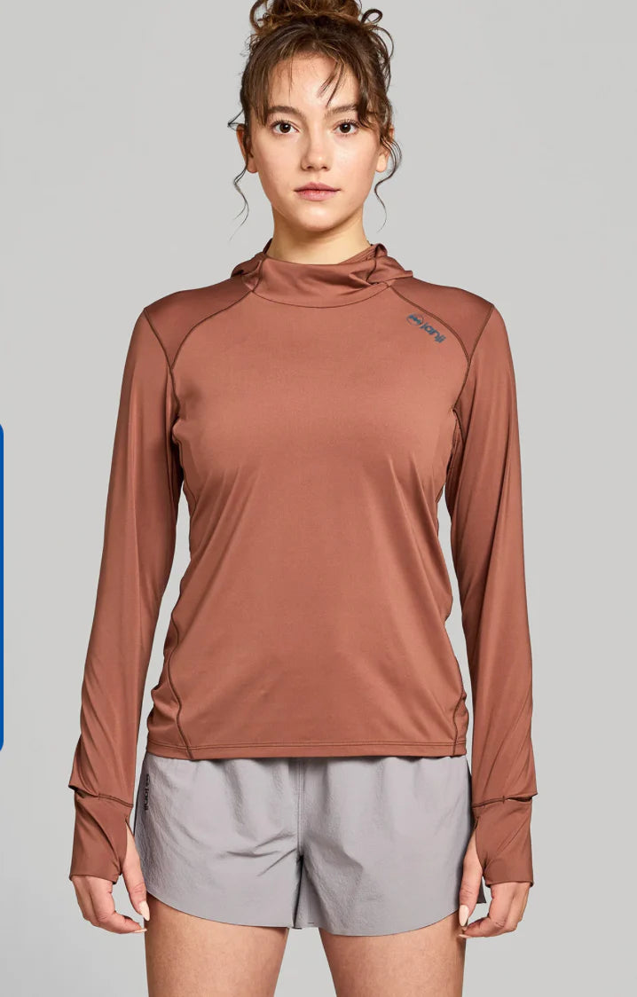 Janji Womens Sunchaser 50 Hooded Long Sleeve