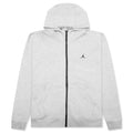 Sport Hoop Fleece Zip Up Jacket Grey Heather Black